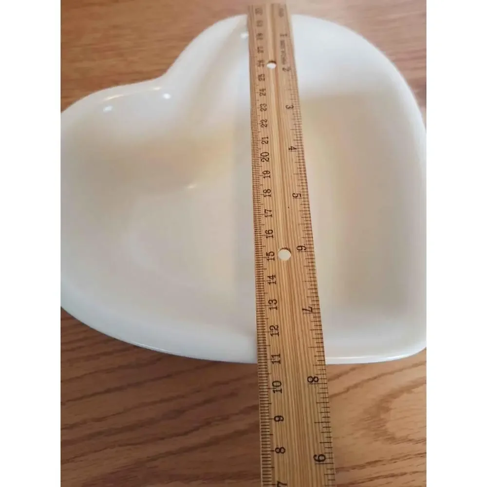 Vintage Pfaltzgraff Tea Rose Heart Shaped Nesting Bowls (Set of 2) - Made in USA